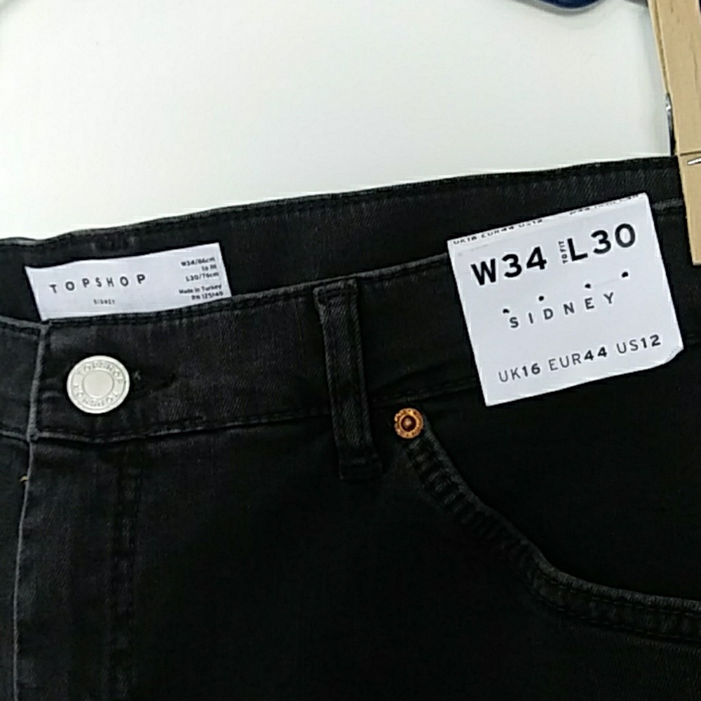 🤩BRAND NEW Topshop Sidney skinny jeans